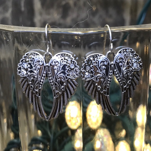 ANGEL WINGS Pendant silver /Black tone - Picture 8 of 8